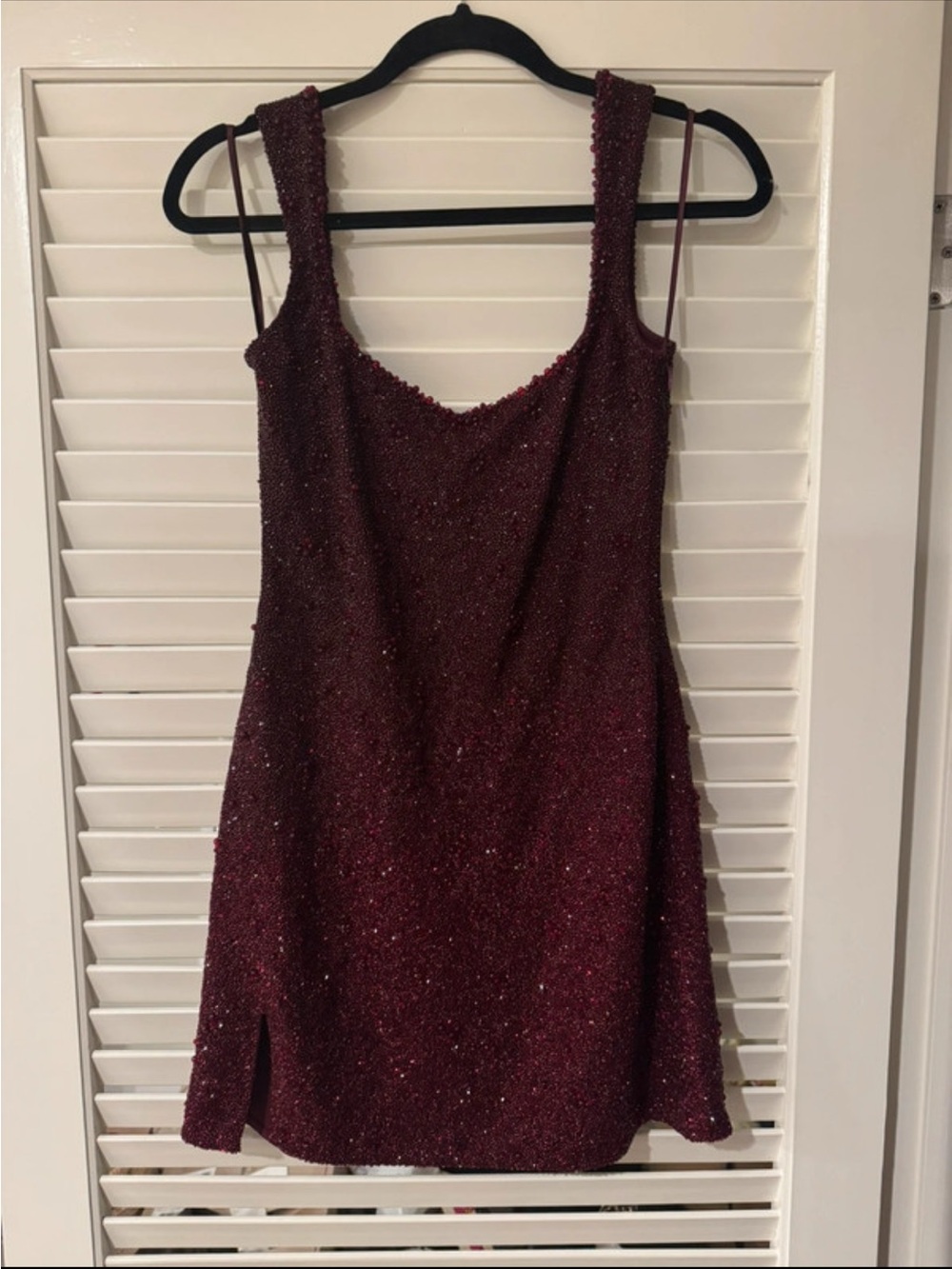 Clio Peppiatt Crystal Dress Ruby